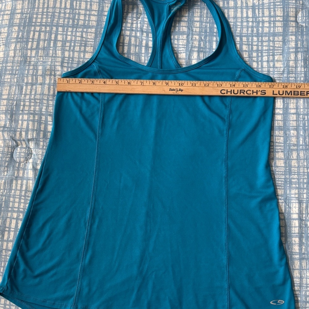 Champion DuoDry Women's Blue Athletic Tank Top Size L - Picture 6 of 8